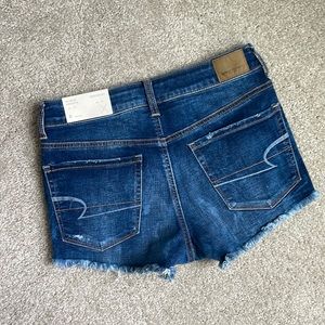 American Eagle Super Stretch Hi-Rise Shortie Jean Shorts NWT